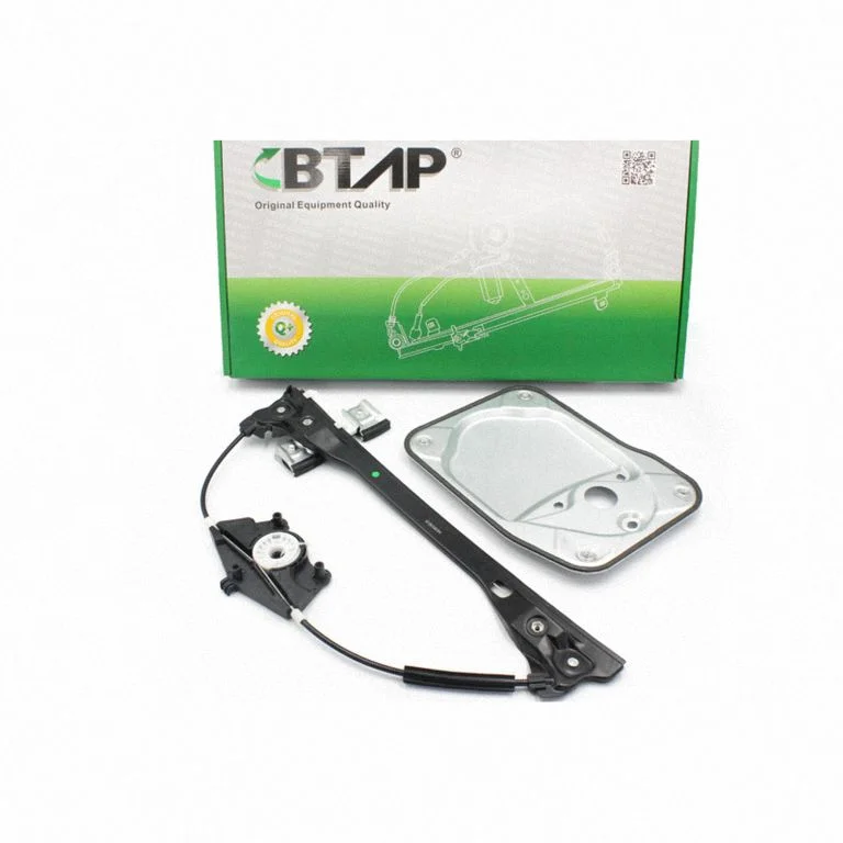 Front door window regulator with motor – Skoda Fabia Mk2 (5J) (2007-2014)