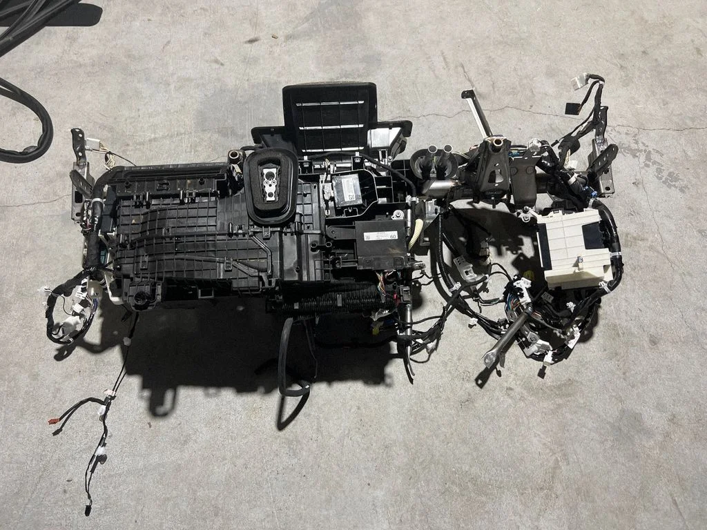 Interior heater climate box assembly