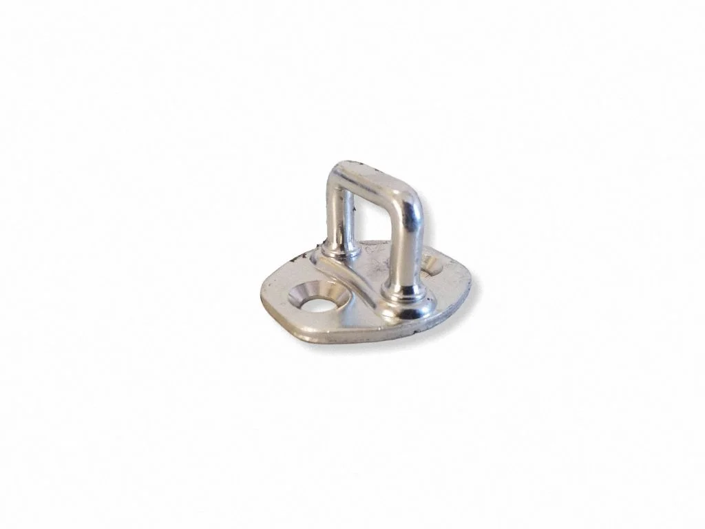 Rear door lock loop/hook striker – left