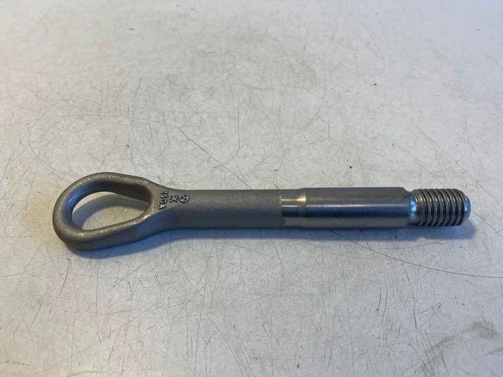Towing hook eye