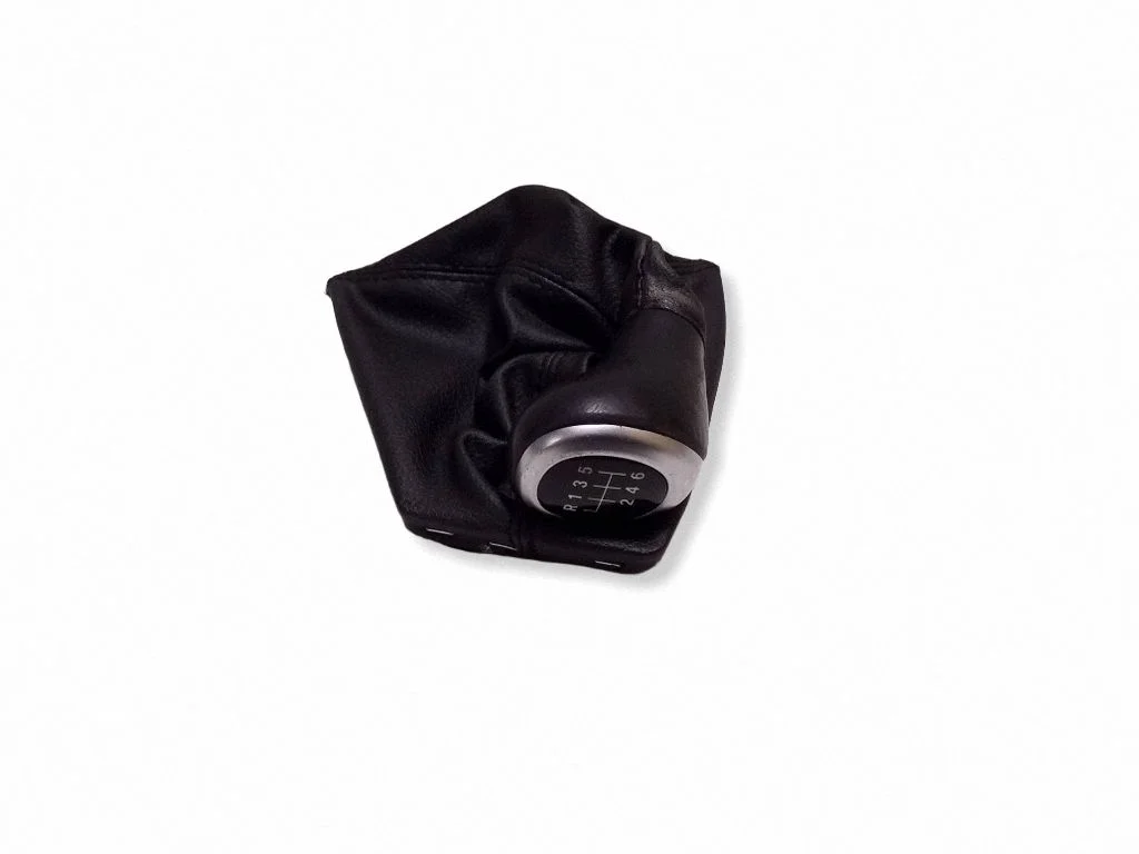 Gear lever shifter trim leather/knob