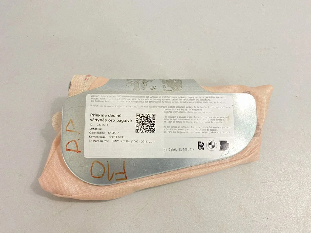 Poduszka powietrzna fotela 1234567