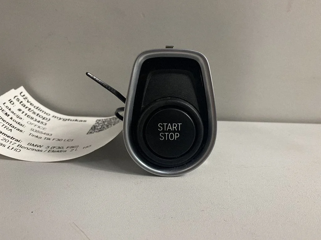 Motora iedarbināšanas poga (slēdzis) – BMW 3. sērija F30 F35 F31 (2012-2018)