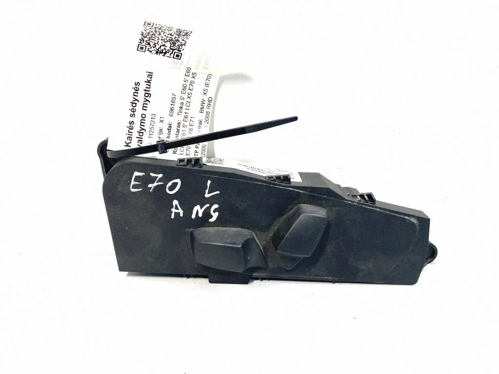 Sēdekļu regulēšanas slēdzis (-ži) – BMW X5 E70 (2006-2013)