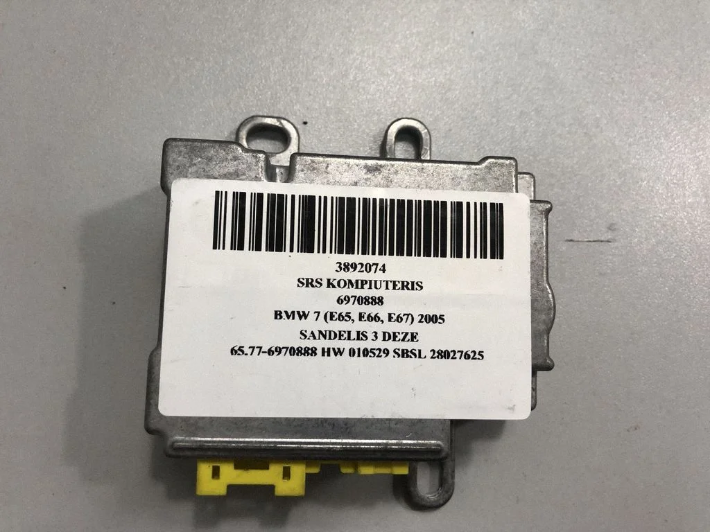 Drošības spilvenu vadības bloks – BMW 7. sērija E65 E66 (2001-2008)