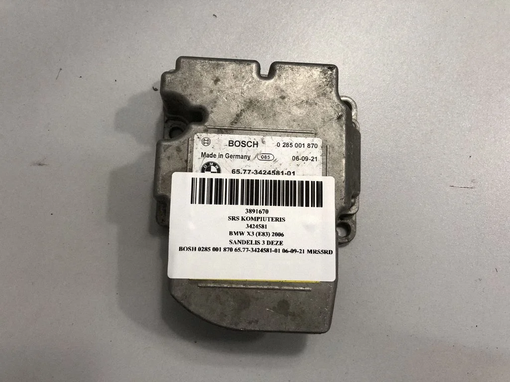 Drošības spilvenu vadības bloks – BMW X3 E83 (2003-2010)