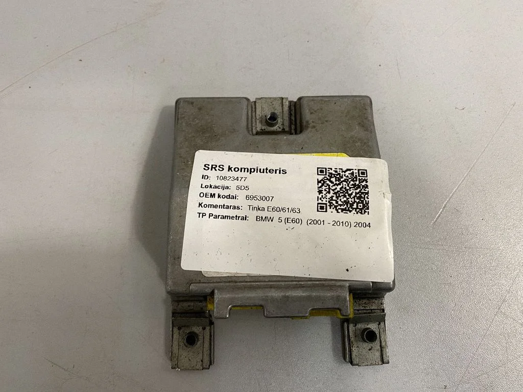 Airbag control unit/module – BMW 5 Series E60 E61 (2004-2010)