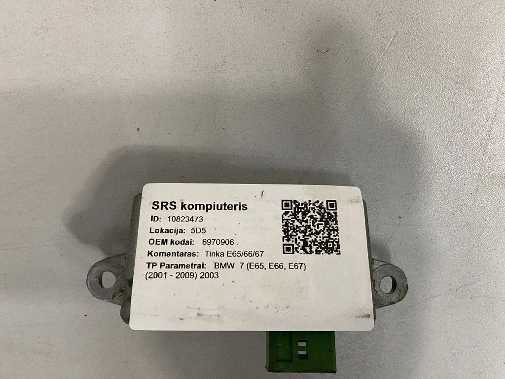 Airbag control unit/module – BMW 7 Series E65 E66 (2001-2008)