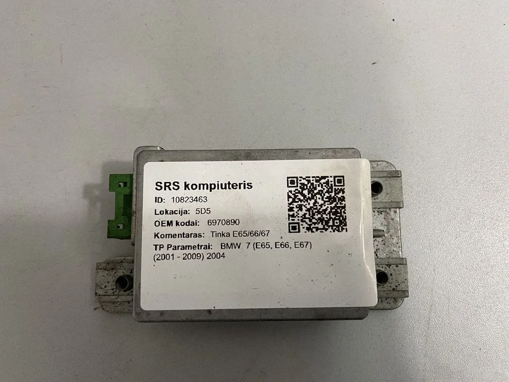Sterownik poduszek powietrznych – BMW Seria 7 E65 E66 (2001-2008)