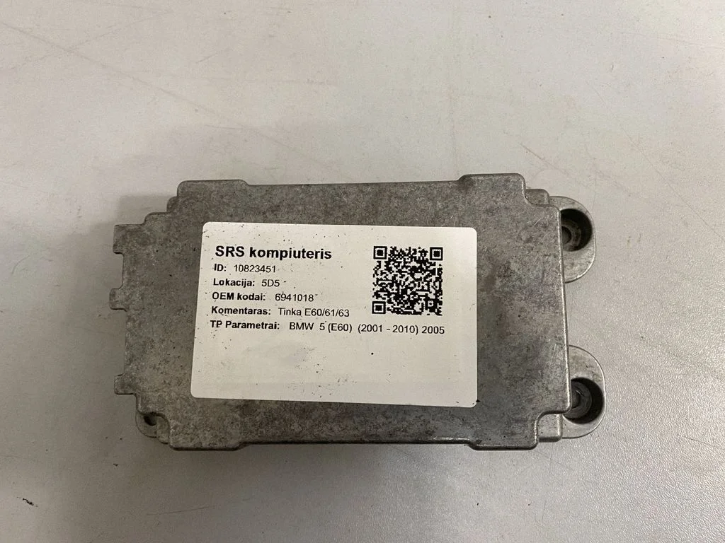Airbag control unit/module – BMW 5 Series E60 E61 (2004-2010)
