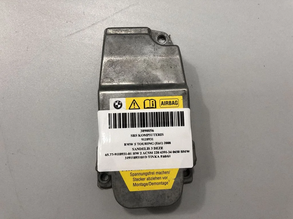 Sterownik poduszek powietrznych – BMW Seria 5 E60 E61 (2004-2010)
