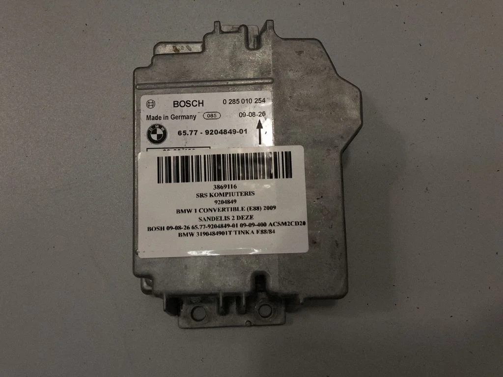 Airbag control unit/module 9204849 – BMW X1 E84 (2009-2015)