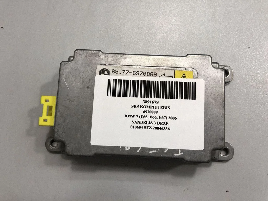 Drošības spilvenu vadības bloks – BMW 7. sērija E65 E66 (2001-2008)