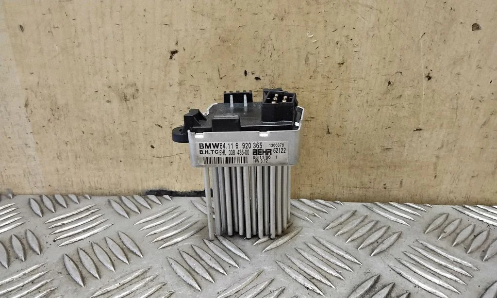 Heater blower motor/fan resistor 64116920365