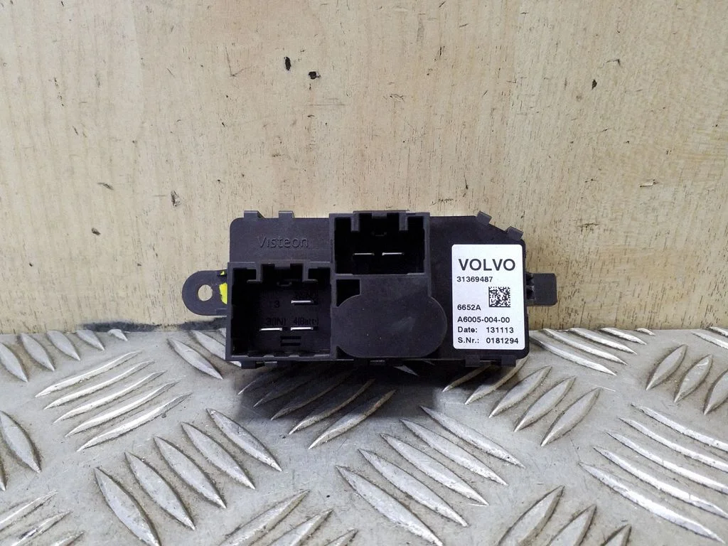 Heater blower motor/fan resistor 31369487