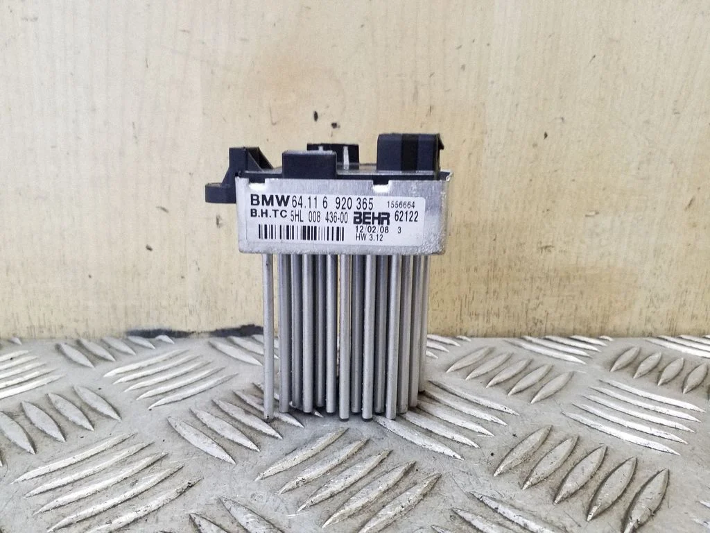 Heater blower motor/fan resistor 64116920365