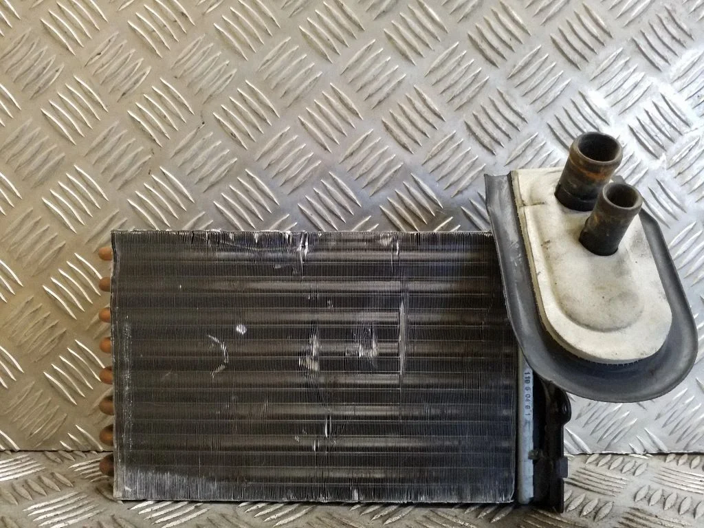 Heater blower radiator