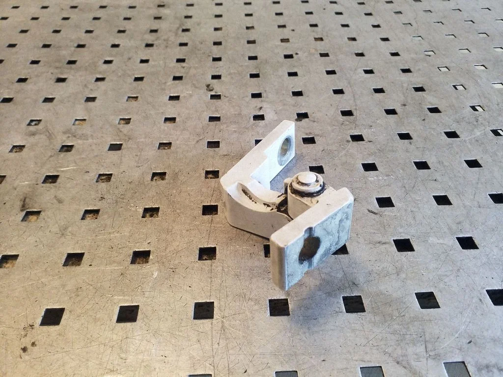 Front door upper hinge – right