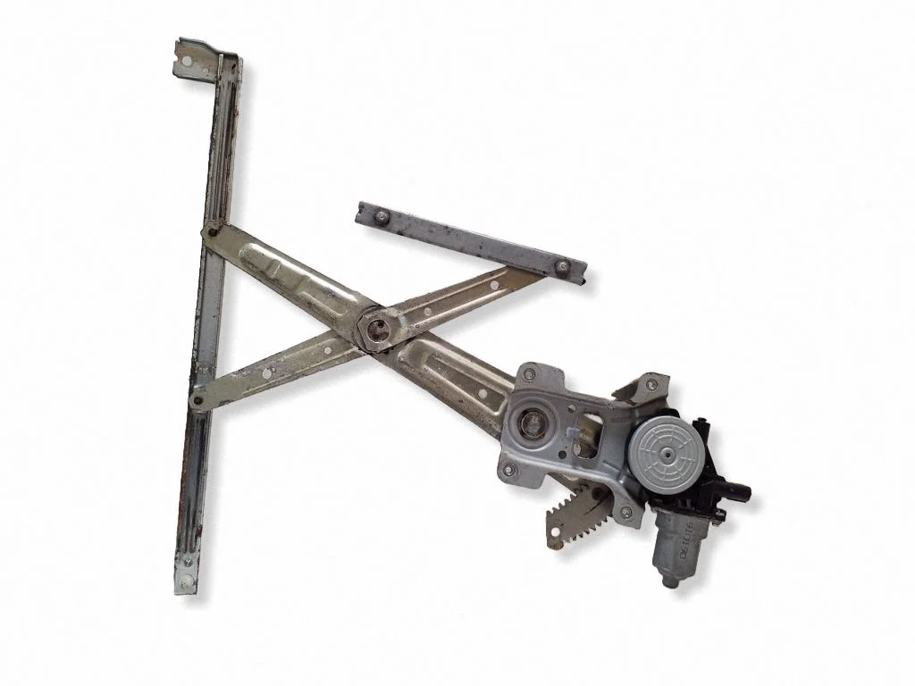 Front door window regulator with motor 910190