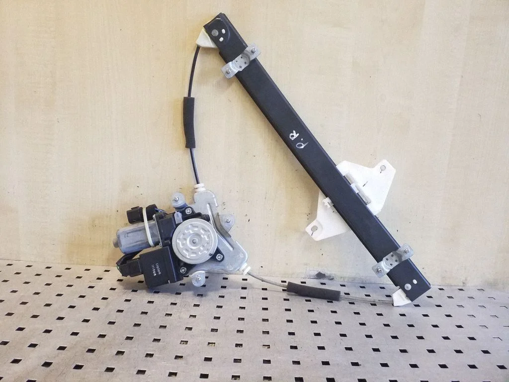 Front door window regulator with motor