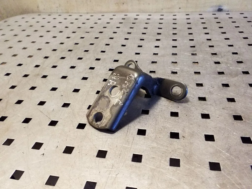 Rear door lower hinge – left