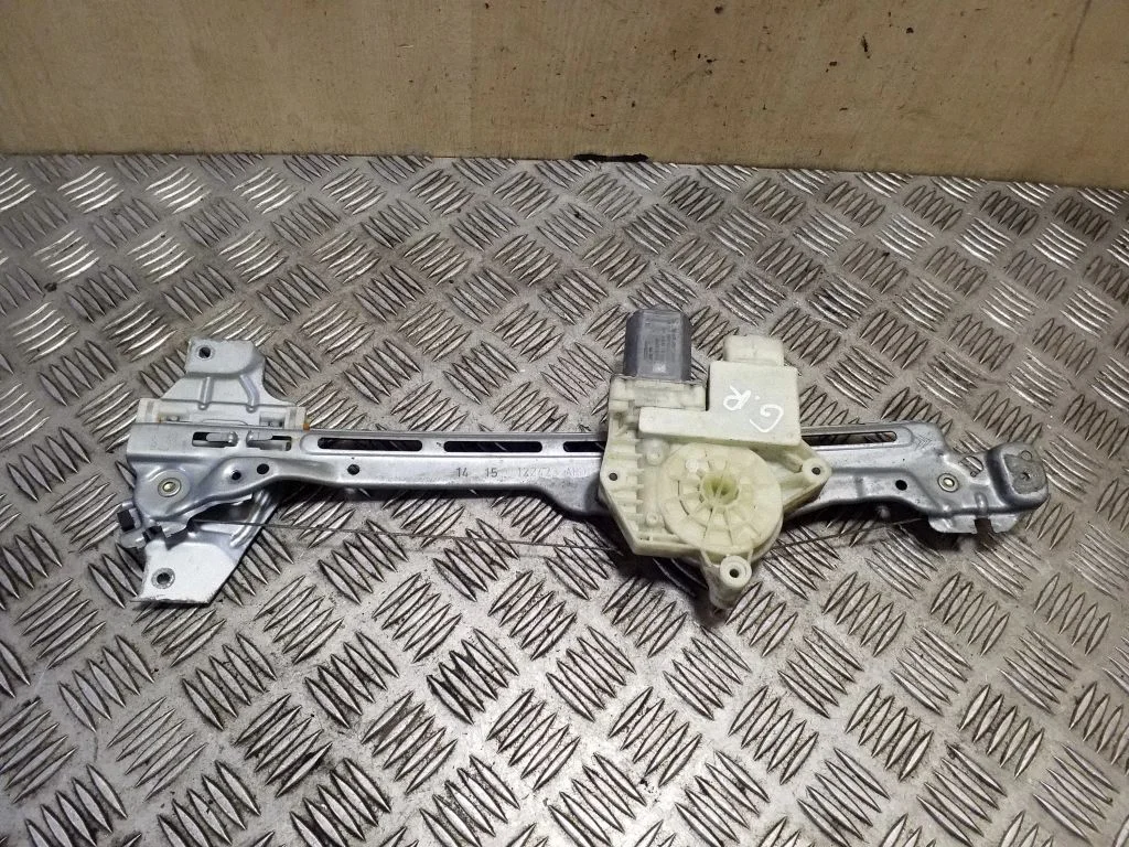 Rear door window regulator with motor 9678189980