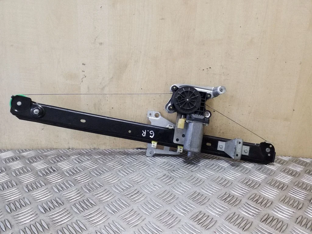 Rear door window regulator with motor 119970XXX