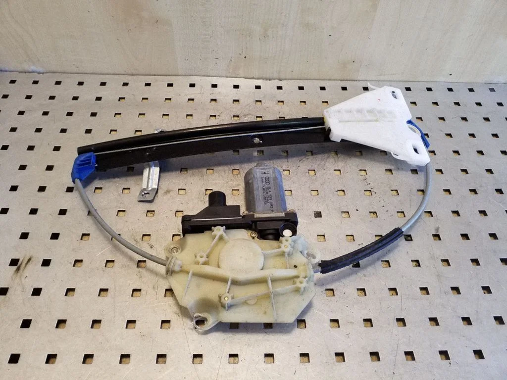 Rear door window regulator with motor 8L4959802A