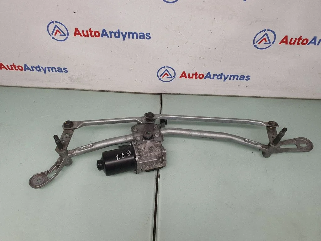 Front wiper linkage and motor 9851351