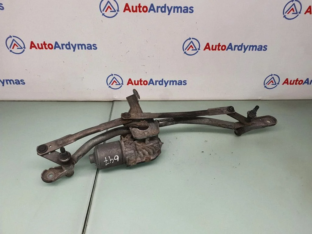 Front wiper linkage and motor 7306266