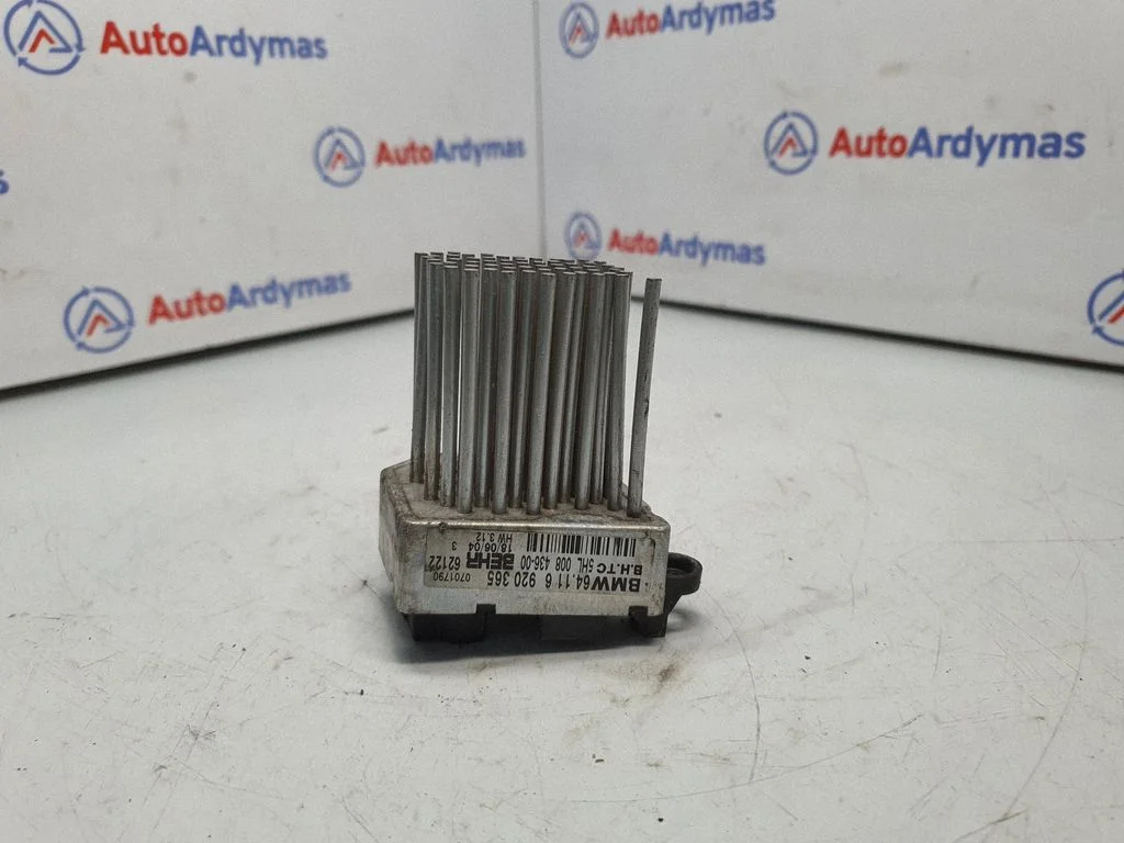 Heater blower motor/fan resistor 6920365