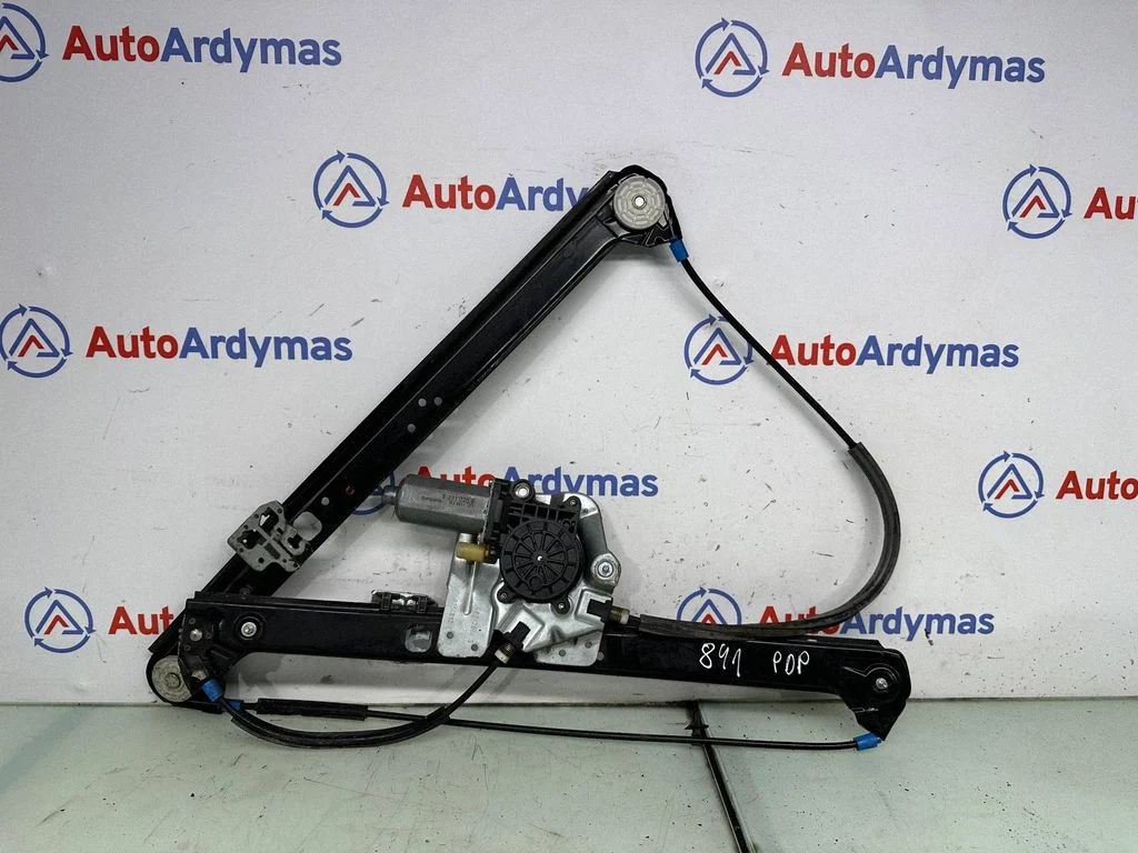 Front door window regulator with motor 8254912