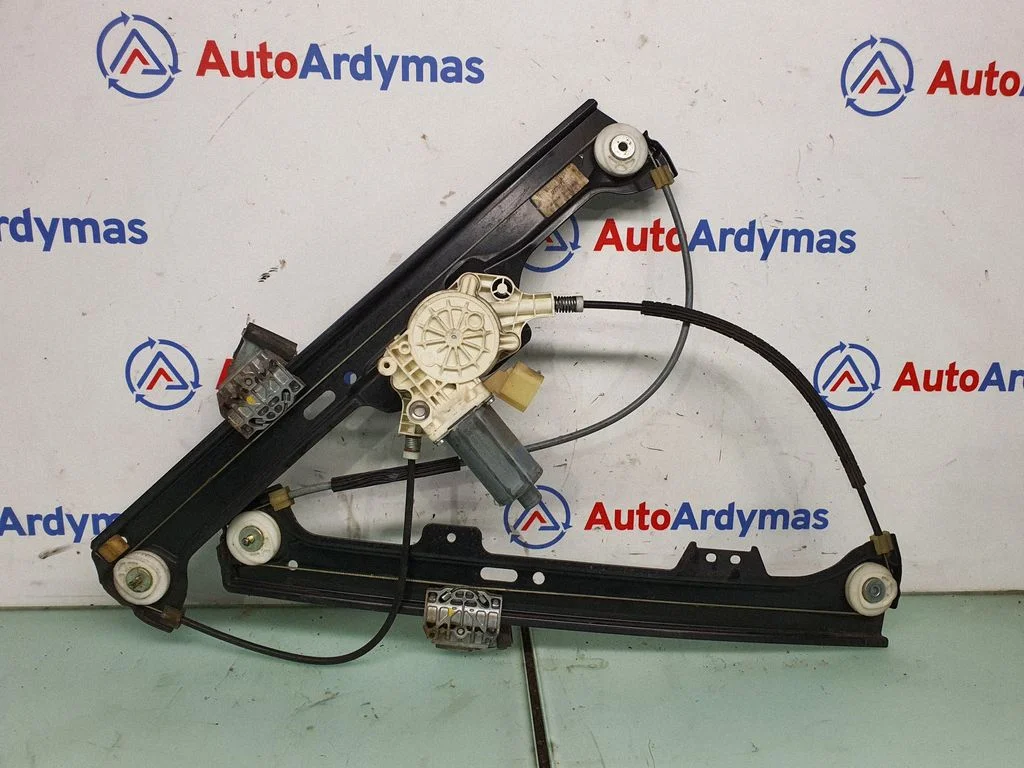 Front door window regulator with motor 7184383