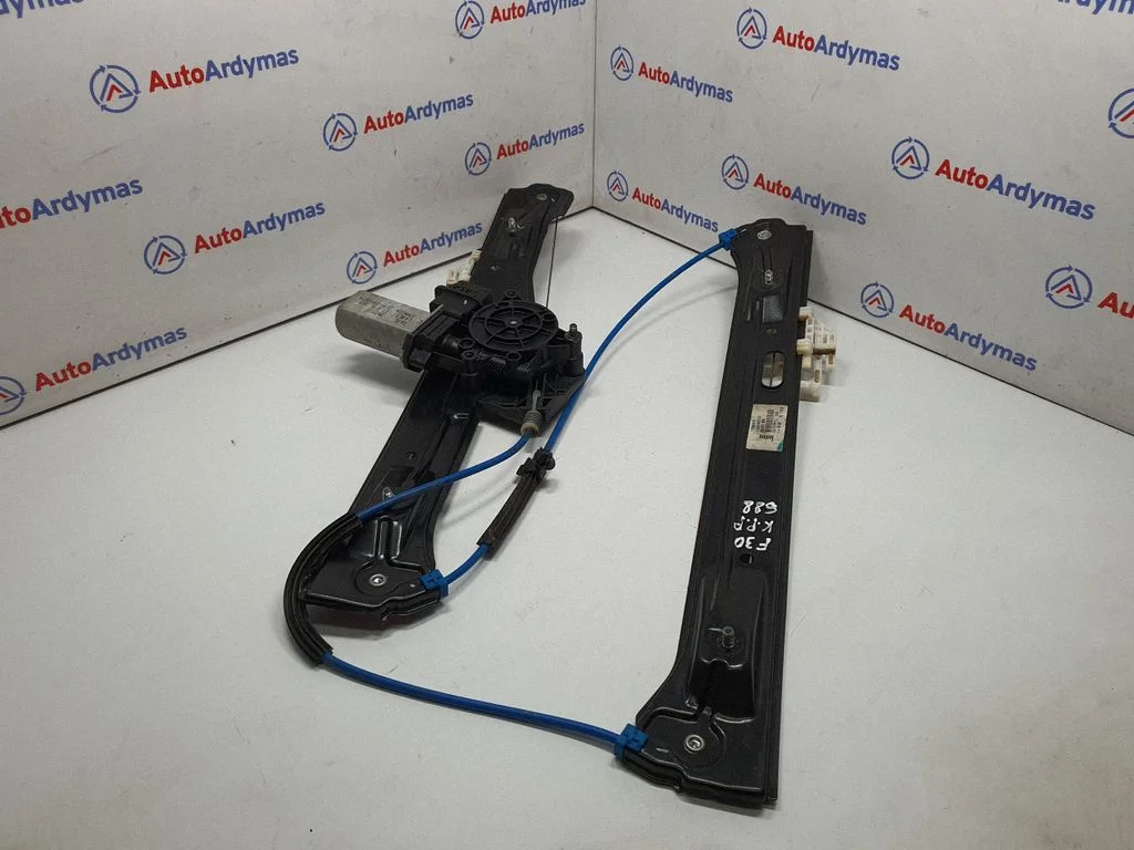 Front door window regulator with motor 7281885