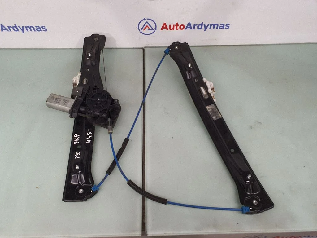 Front door window regulator with motor 7259823