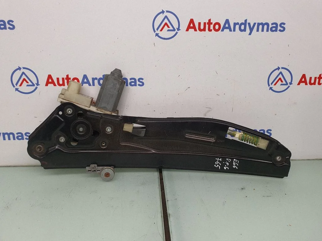 Rear door window regulator with motor 7202482