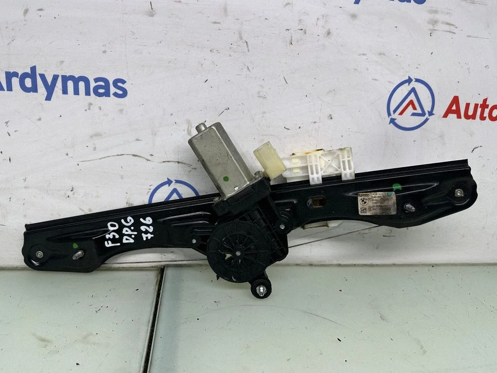 Rear door window regulator with motor 7351050