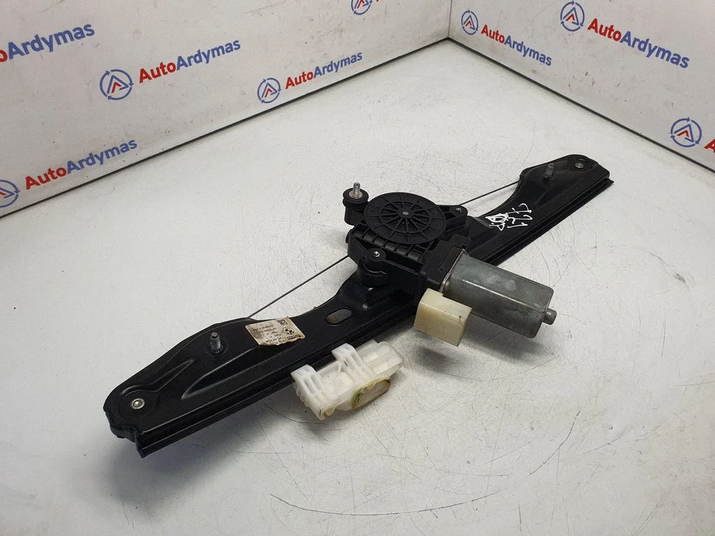 Rear door window regulator with motor 7281888