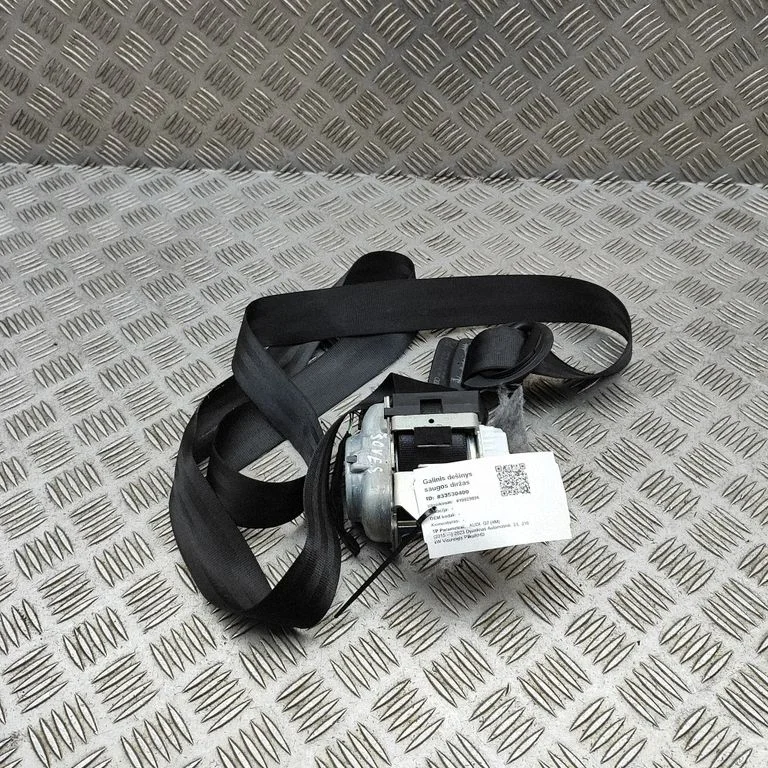 Third row seat belt 4M0857738B