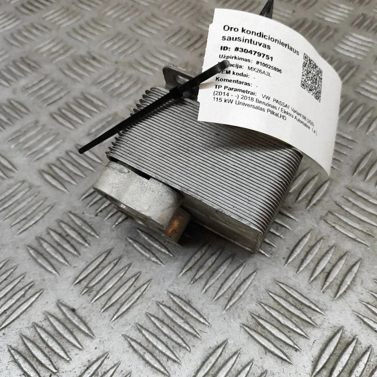 Air conditioning (A/C) air dryer – Volkswagen Passat B7 USA (2012-2019)