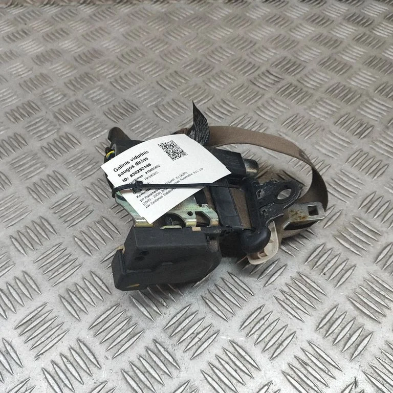 Vidējā drošības josta (aizmugurē) 2W93F600A38AEAMB