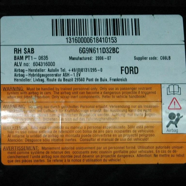 Poduszka powietrzna fotela – Ford Galaxy (2000-2006)