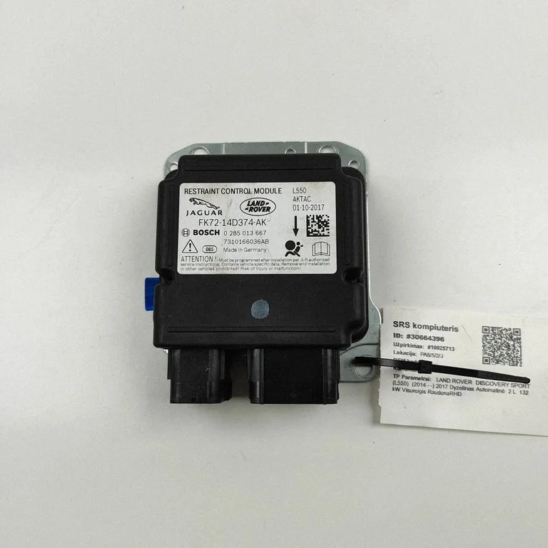 Drošības spilvenu vadības bloks 0285013667
