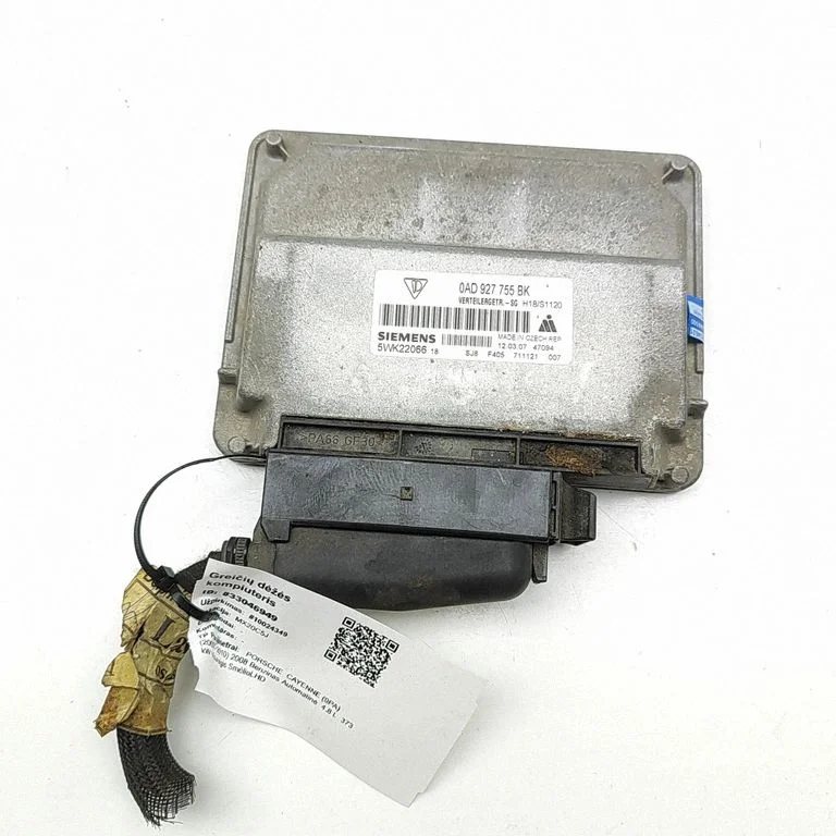 Pavarų dėžės valdymo blokas