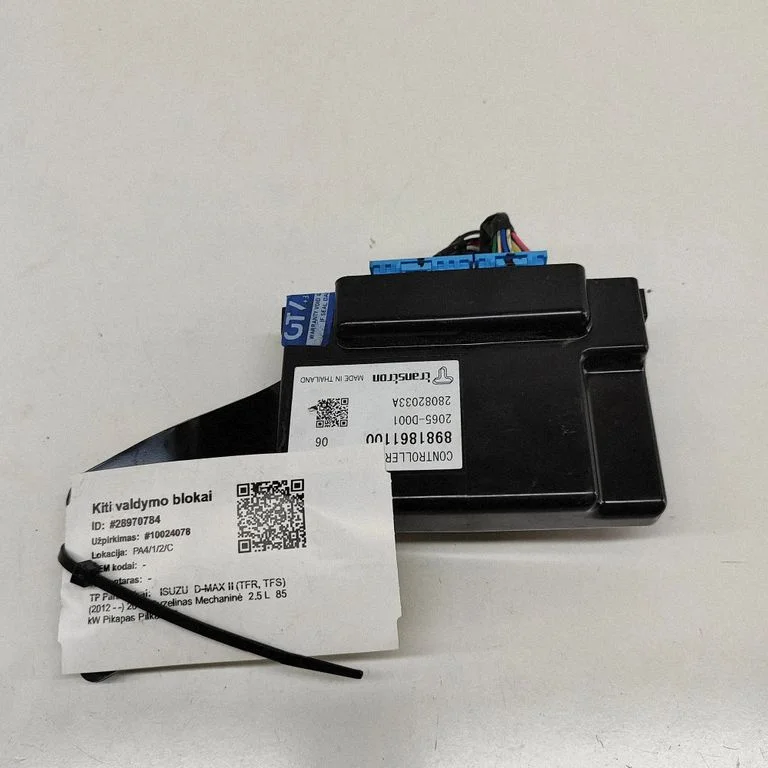 Pārnesumkārbas vadības bloks 8981861100