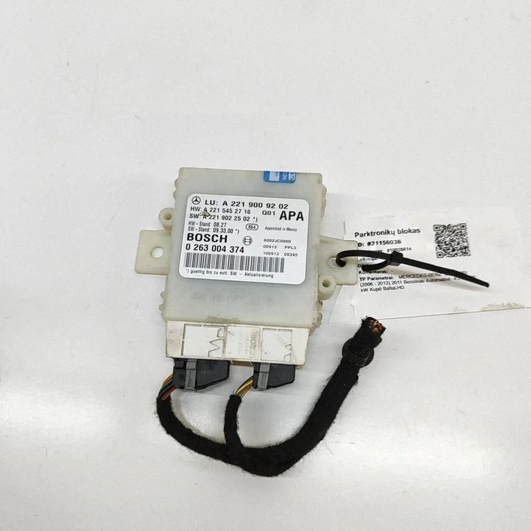 Parkošanās (PDC) sensoru vadības bloks A2215452716