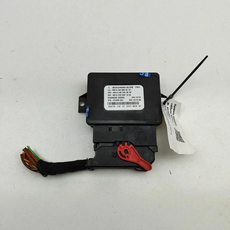 Galinių stabdžio (EMF) valdymo blokas
