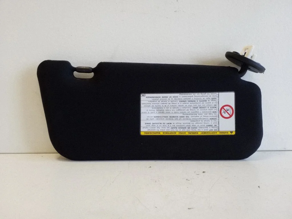 Sun visor – left