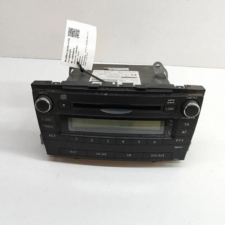 Raadio / CD/DVD-mängija / navigatsioon – Toyota Avensis T270 (2009-2012)
