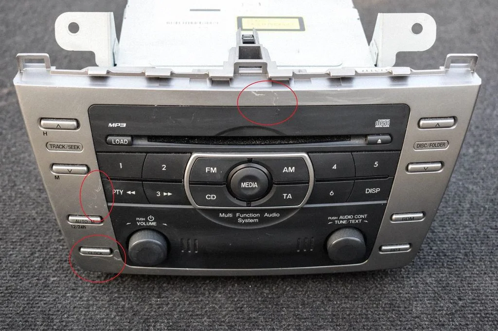 Radio/CD/DVD/GPS head unit GS1D669R0A – Mazda 6 (2008-2013)